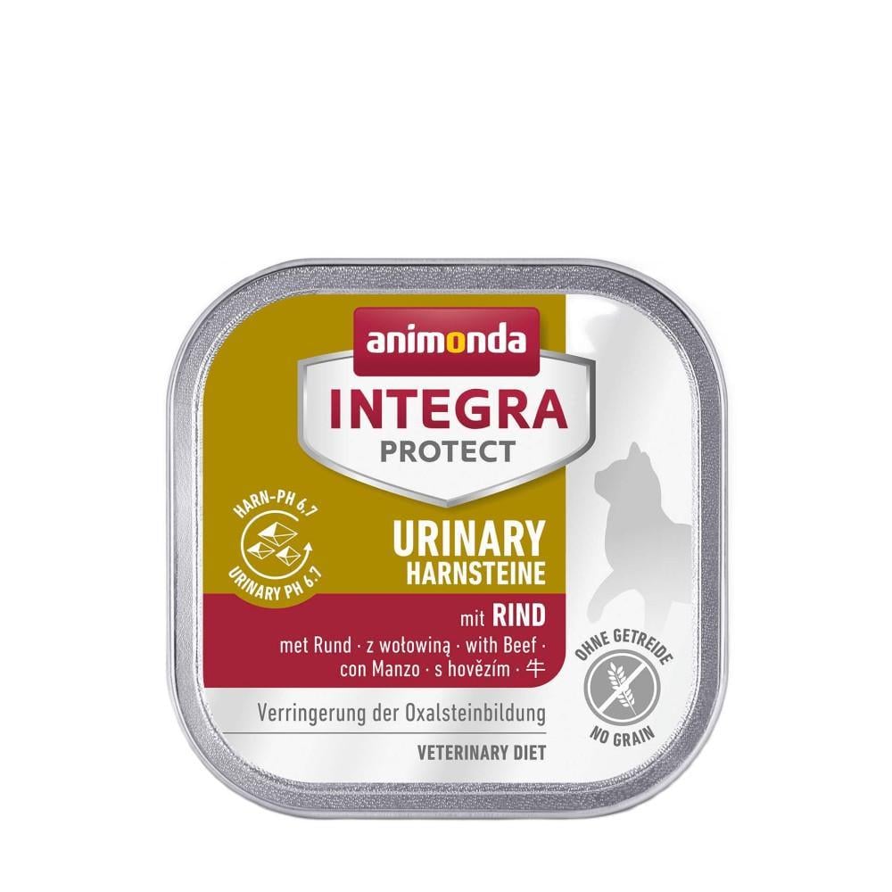 Корм влажный для кошек Integra Protect Urinary Oxalate при лечении мочекаменной болезни говядина 100 г (2526290356)