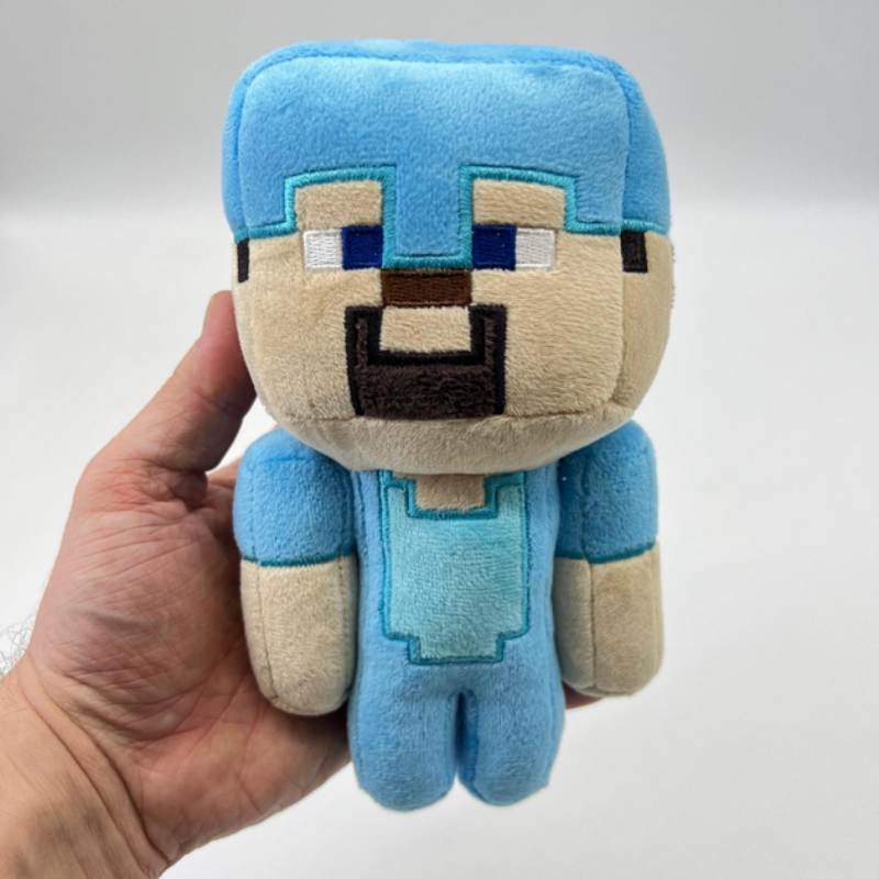 Мягкая игрушка плюшевая Стив в алмазной броне из игры Minecraft 20 см (2579221971) - фото 2 Мягкая игрушка плюшевая Стив в алмазной броне из игры Minecraft 20 см (2579221971) - фото 2