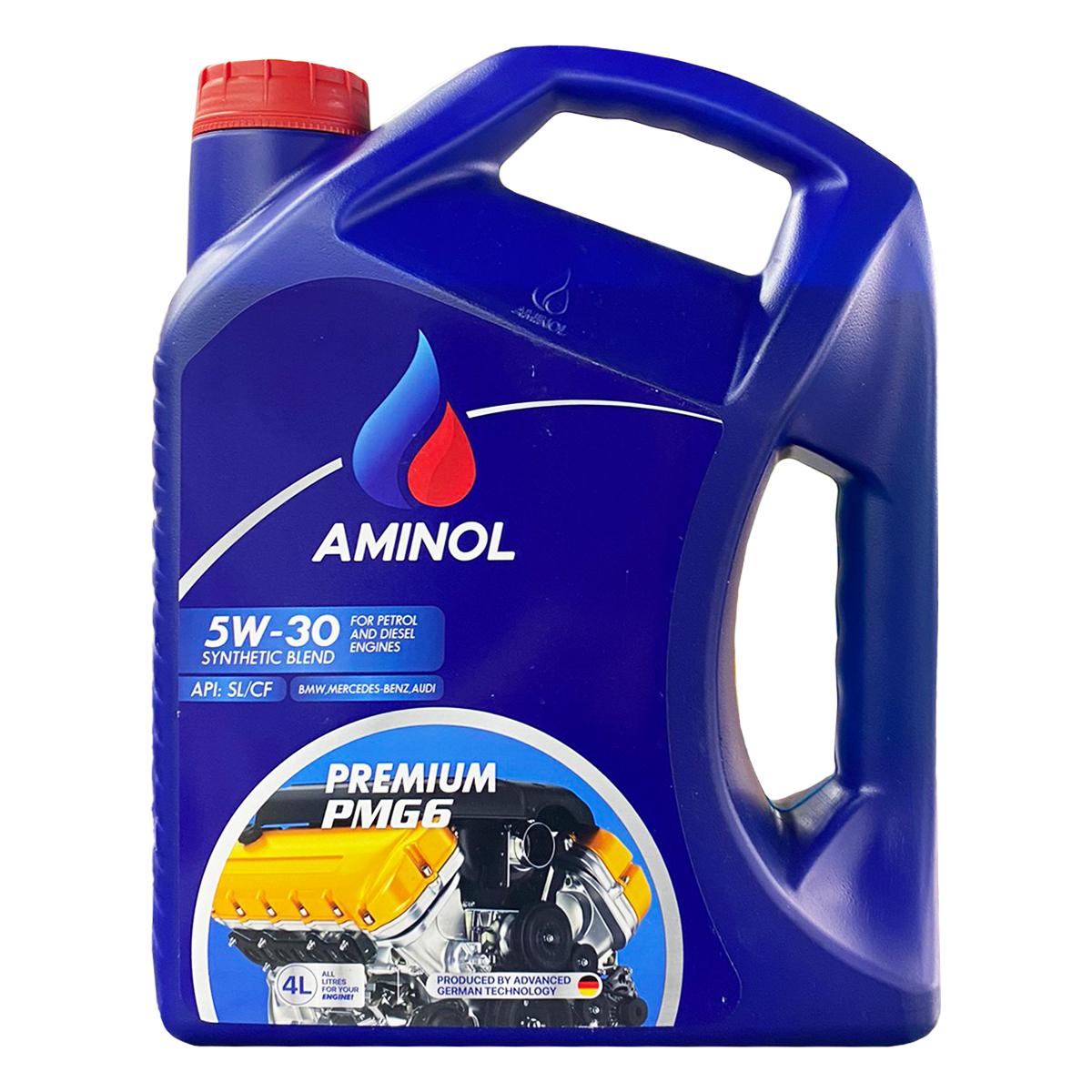 Моторное масло автомобильное Aminol Premium PMG6 5W-30 4 л (161769)