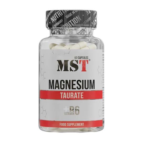 Магний таурат с витамином B6 MST Magnesium Taurat 60 капс.