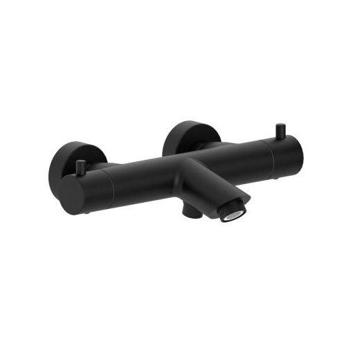 Змішувач для ванної Paffoni Light LIQ023NO з термостатом Чорний (237865) - фото 3