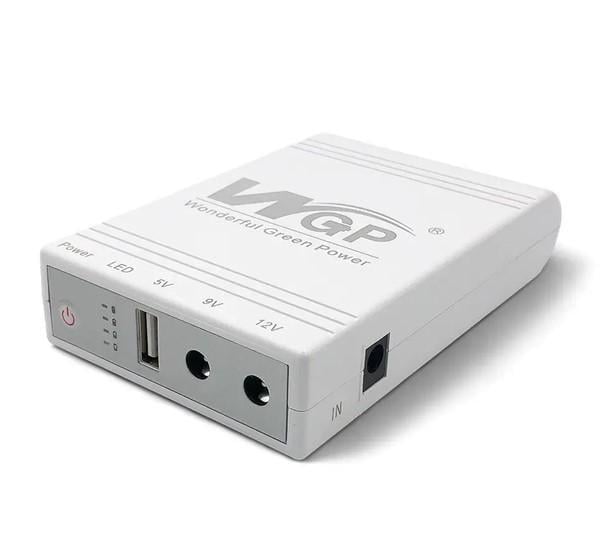 Безперебійник Mini DC UPS для роутера WGP-103 10400mAh 5v/9v/12v 1xUSB - фото 2