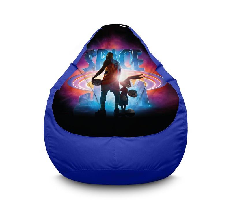 Кресло мешок iPuff Space Jam LeBron James and Bugs Bunny Оксфорд XXL 90х125 см Синий Кресло мешок iPuff Space Jam LeBron James and Bugs Bunny Оксфорд XXL 90х125 см Синий
