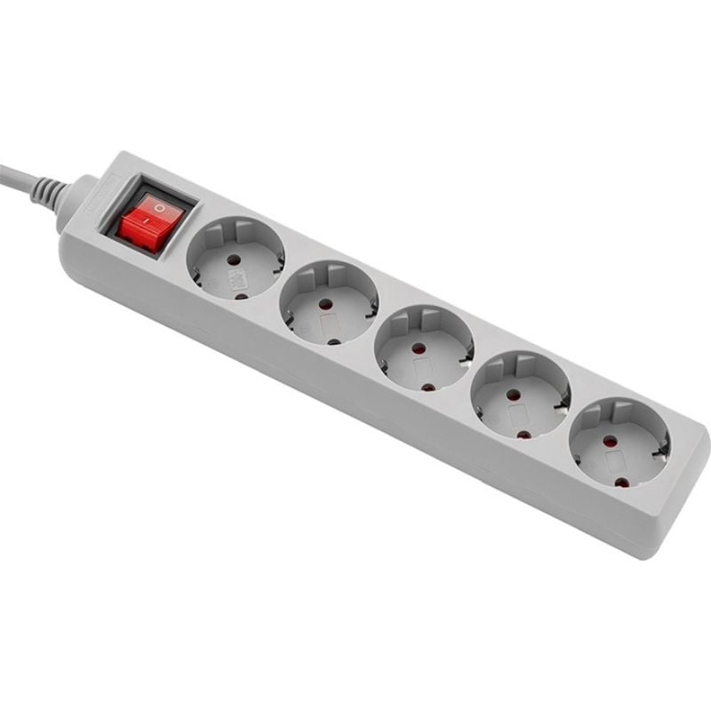 Сетевой фильтр-удлинитель Logan SFG5-3 5 розеток 3 м Gray (28690349) - фото 4 Сетевой фильтр-удлинитель Logan SFG5-3 5 розеток 3 м Gray (28690349) - фото 4