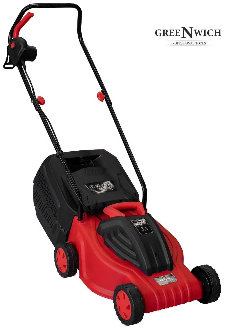 Газонокосарка електрична GreeNwich GN-1432 320 мм 1400 Вт (27563414) - фото 2 Газонокосарка електрична GreeNwich GN-1432 320 мм 1400 Вт (27563414) - фото 2
