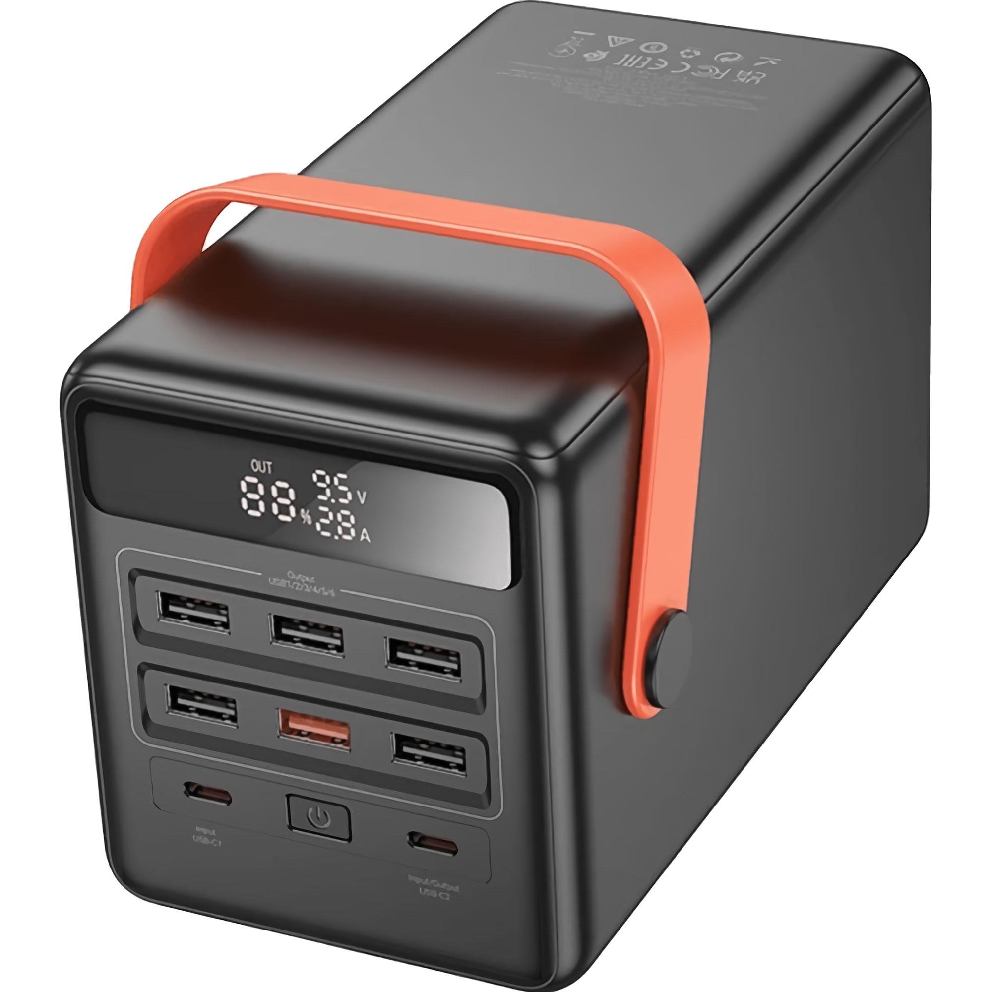 Зовнішній акумулятор Hoco Centurion DB03 Max 100000 mAh 65W Black - фото 4