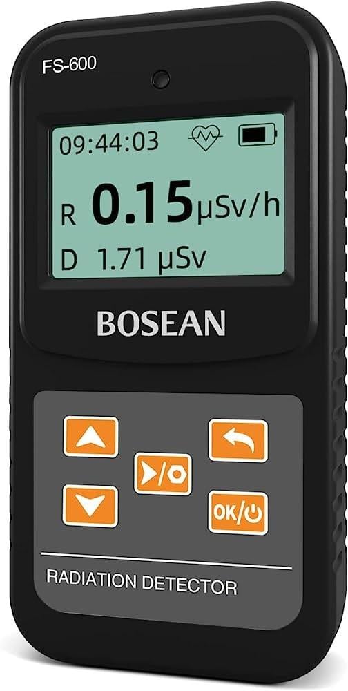 Счетчик Гейгера Bosean FS-600 116х60х25 мм Черный - фото 1