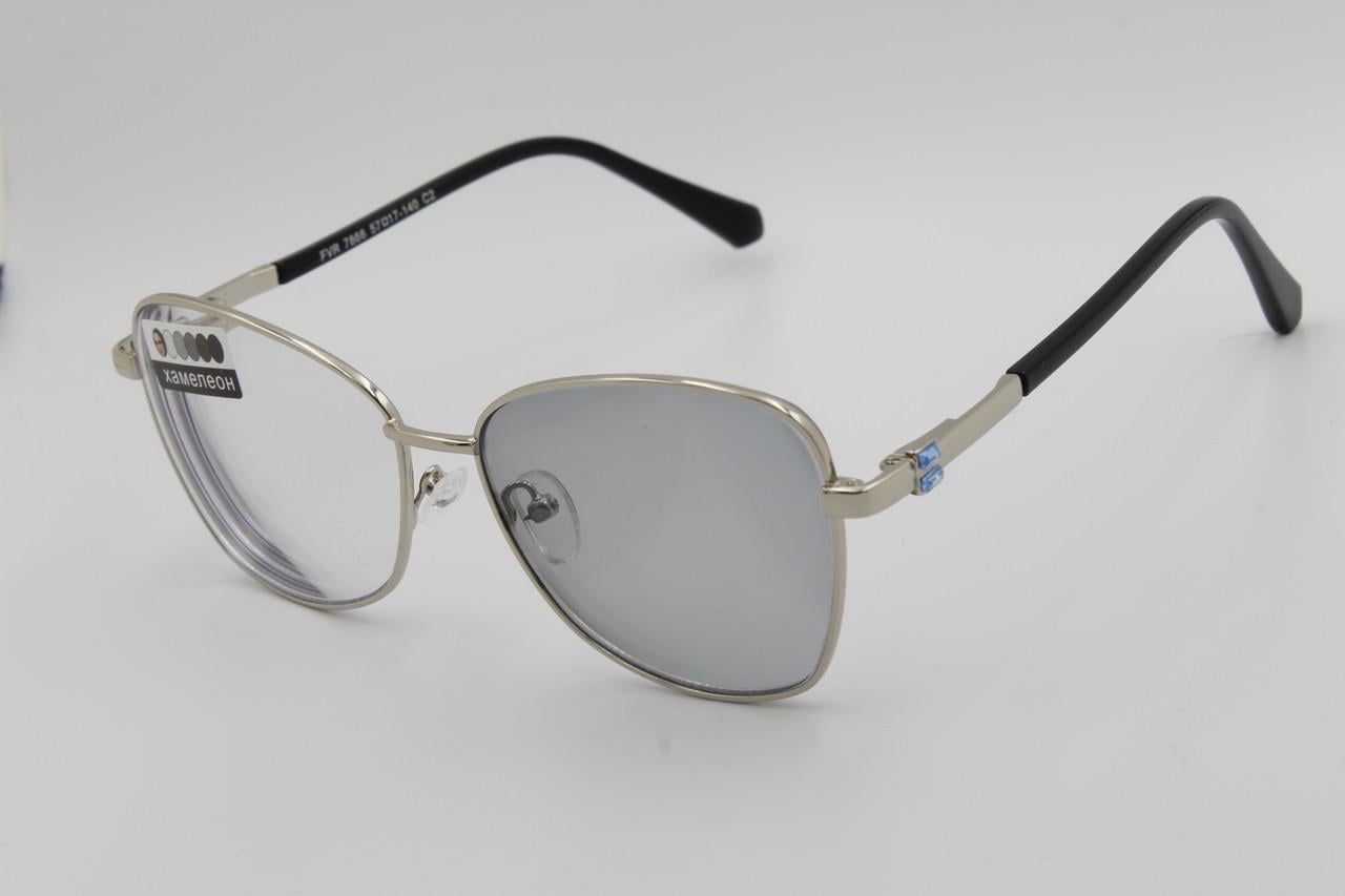 Окуляри для зору фотохромні Blue Blocker FVR 7866 С2 Плюс +2.75 Хамелеон (31306942)