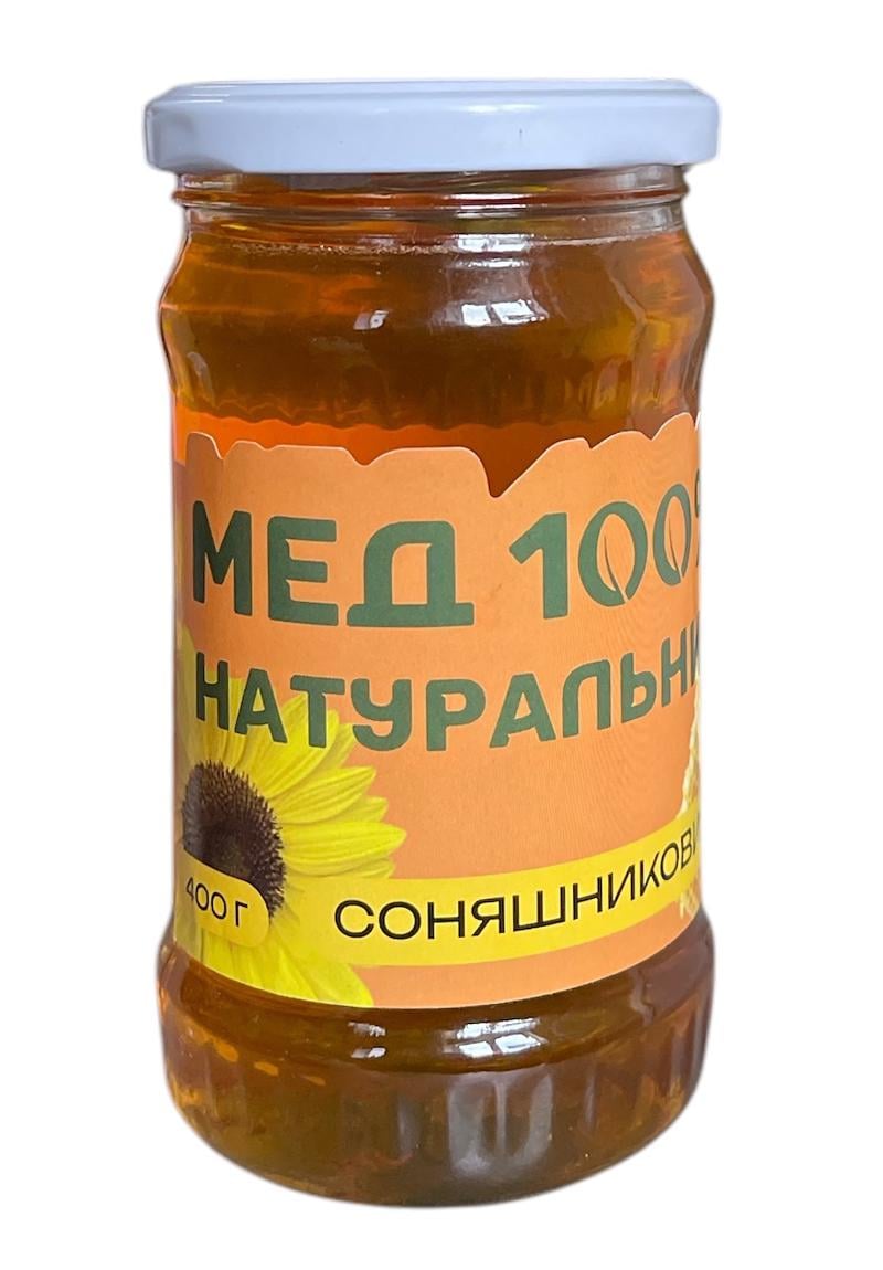 Мед натуральный подсолнечниковый 400 г (20796294)