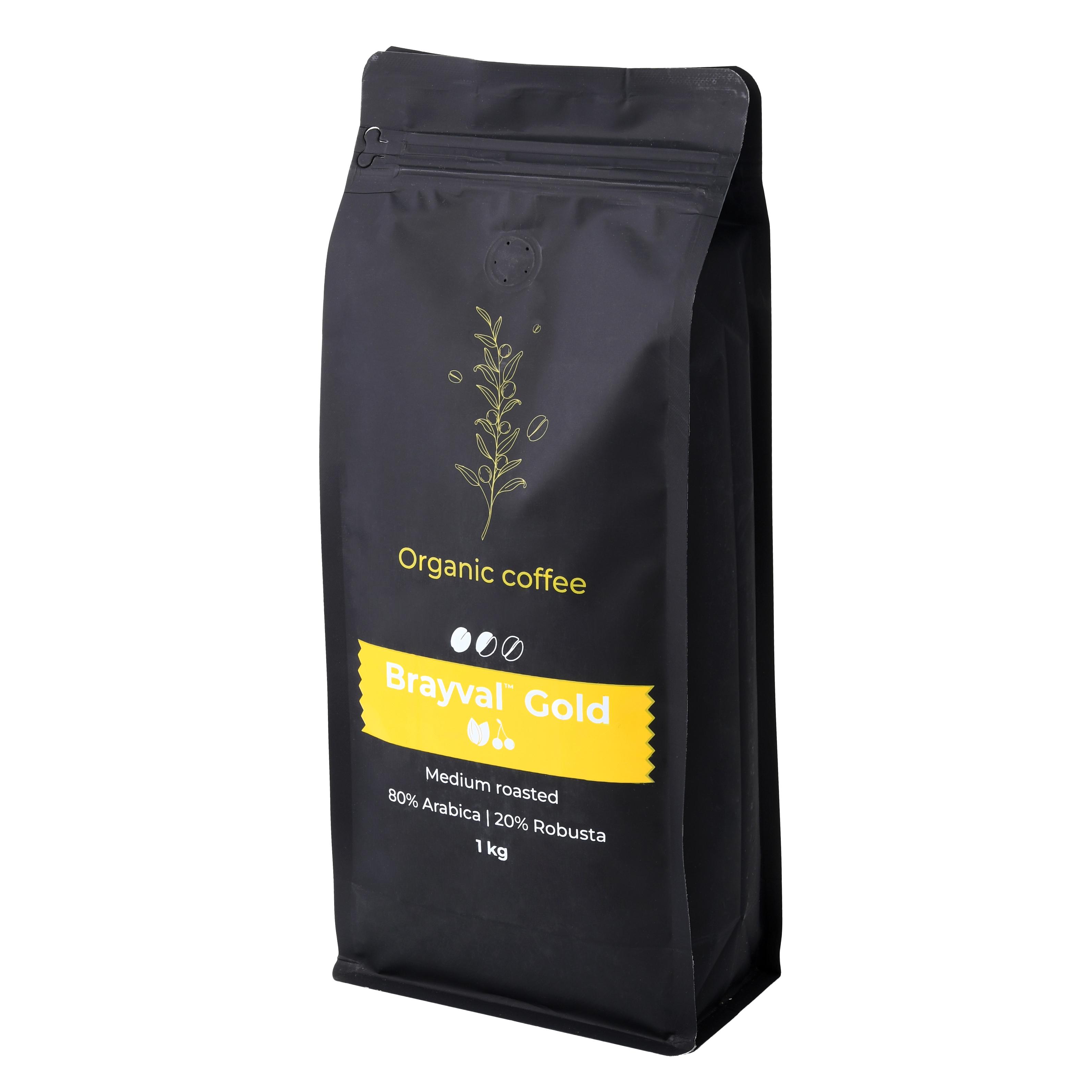 Кофе в зернах Brayval-coffee Gold 1 кг (7700055441) Кофе в зернах Brayval-coffee Gold 1 кг (7700055441)