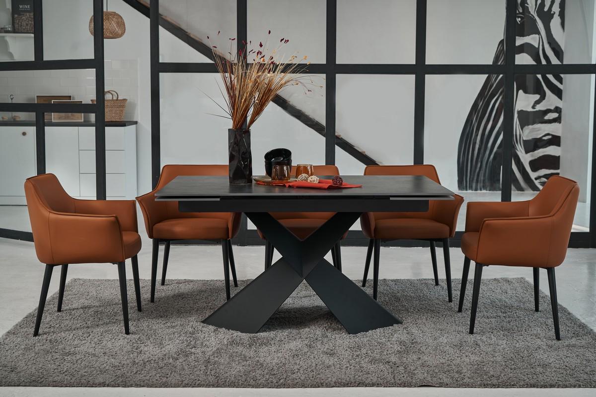 Стілець обідній Vetro Теракотово-Чорний (M-90) - фото 12 Стілець обідній Vetro Теракотово-Чорний (M-90) - фото 12