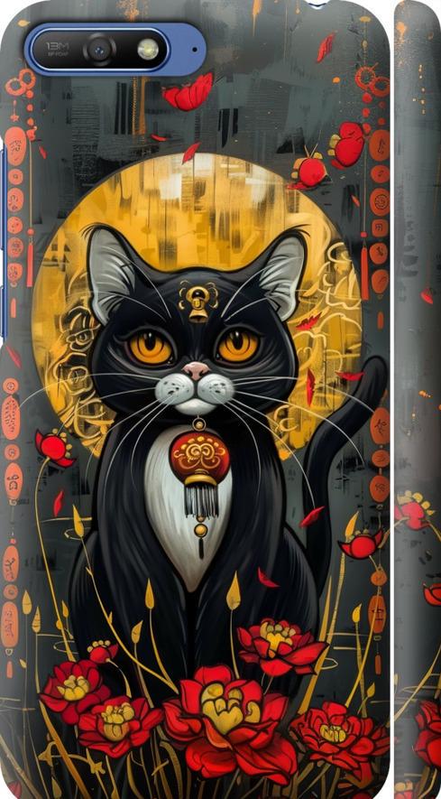 Чехол на Huawei Y6 2018 China Cat (6134m-1637-42517)
