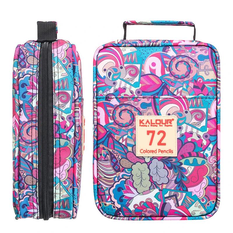 Художній набір кольорових олівців KALOUR 72 COLORS у дизайнерському кейсі (YV-PCN072) - фото 8