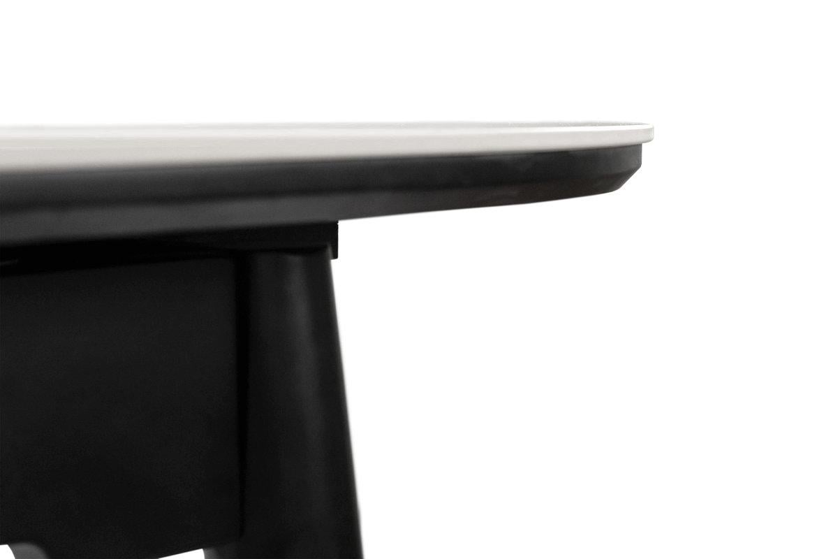 Стол обеденный Микс Мебель 1100/1400х750 мм Черно-белый (XS-1309) - фото 9 Стол обеденный Микс Мебель 1100/1400х750 мм Черно-белый (XS-1309) - фото 9