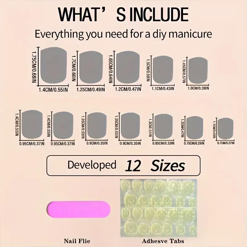 Накладные короткие ногти Pink Bow квадрат с клеевыми пластинами 24 шт. Розовый (2789190720) - фото 10 Накладные короткие ногти Pink Bow квадрат с клеевыми пластинами 24 шт. Розовый (2789190720) - фото 10