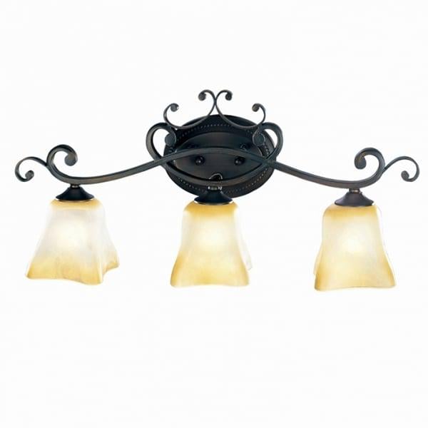 Бра настінне Flora 3 скляних плафона з матового скла (YA002/3W)