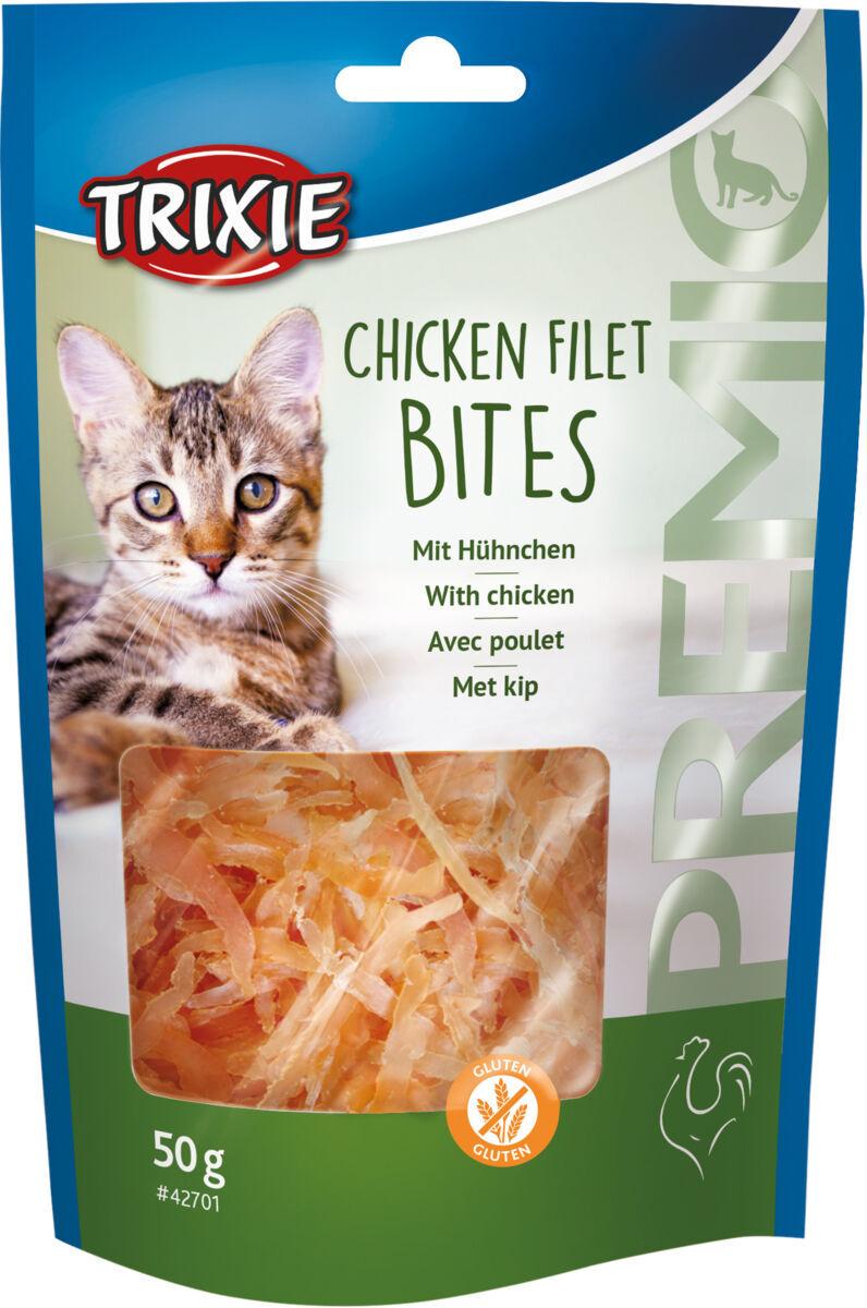 Лакомство для кошек Trixie Premio Chicken Filet Bites Сушеное куриное филе 50 г (1789920316)