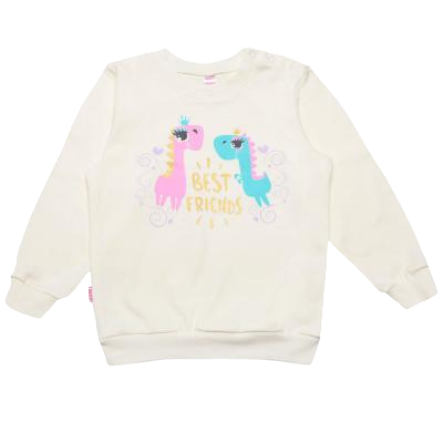 Свитер детский хлопковый теплый для девочки Gabbi DG-19-32 Лучшие друзья 86 см Молочный (11814) Свитер детский хлопковый теплый для девочки Gabbi DG-19-32 Лучшие друзья 86 см Молочный (11814)