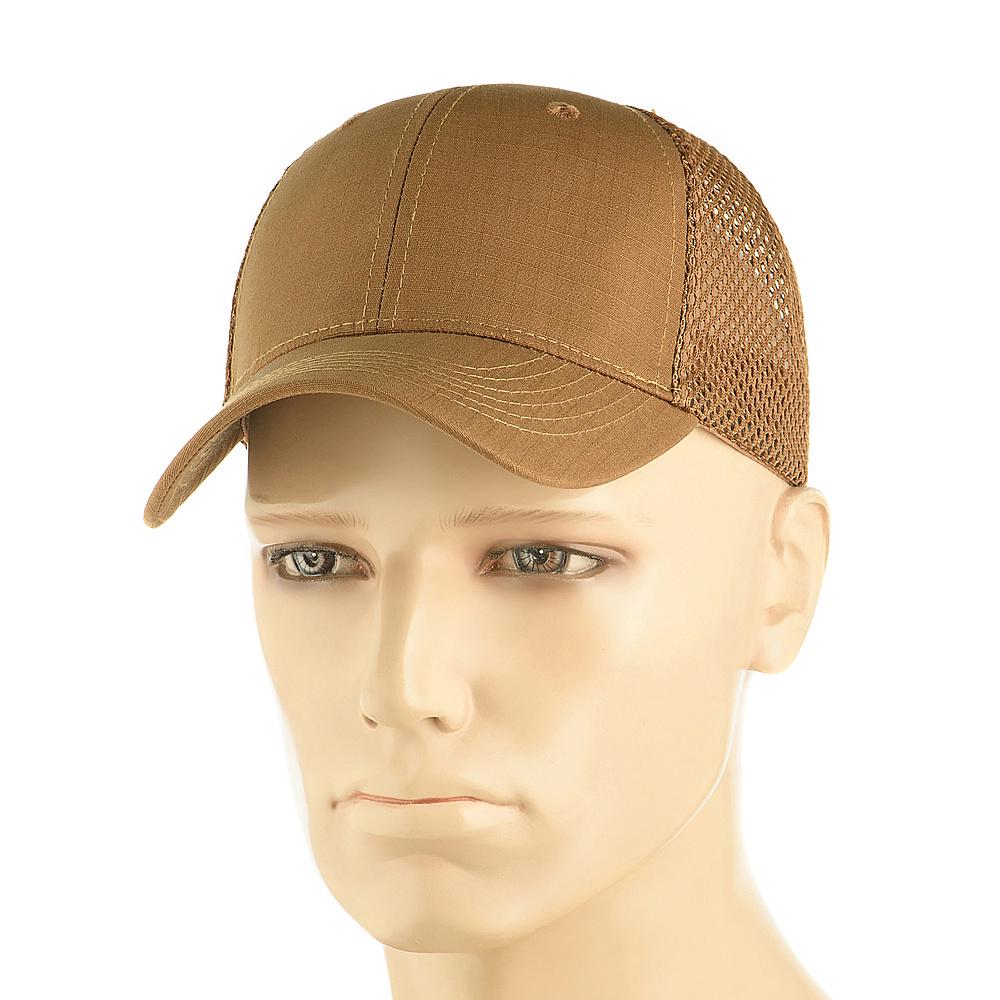 Бейсболка M-Tac Flex Rip-Stop Army із сіткою L/XL Coyote brown - фото 1