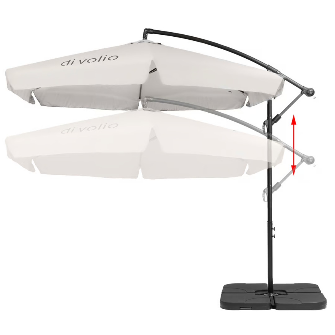 Зонтик садовый Di Volio EMPOLI 300 см и основа садового зонтика Кремовый (1630) - фото 10 Зонтик садовый Di Volio EMPOLI 300 см и основа садового зонтика Кремовый (1630) - фото 10