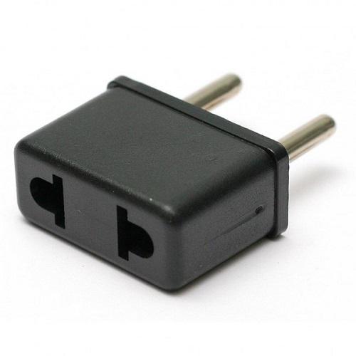 Переходник питания PowerPlant DV00DV0022 220В EU/US 6A Black (11760334)
