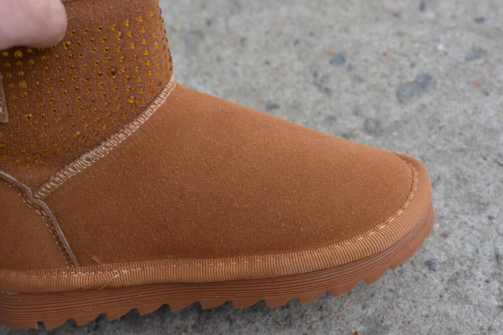 Уггі дитячі зимові Ugg замшеві р. 29 Коричневий (11352563) - фото 6