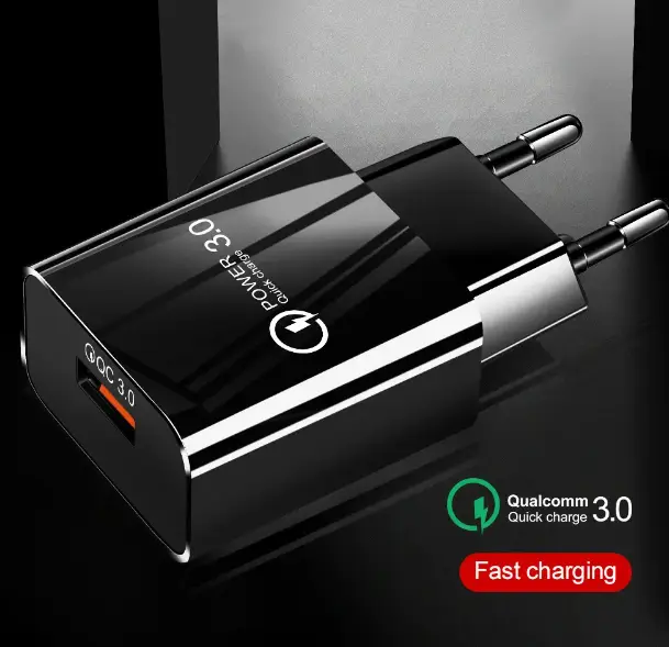 Зарядное устройство для быстрой зарядки QC 3.0 Fast Charger QC USB 18W (2008192609) - фото 2