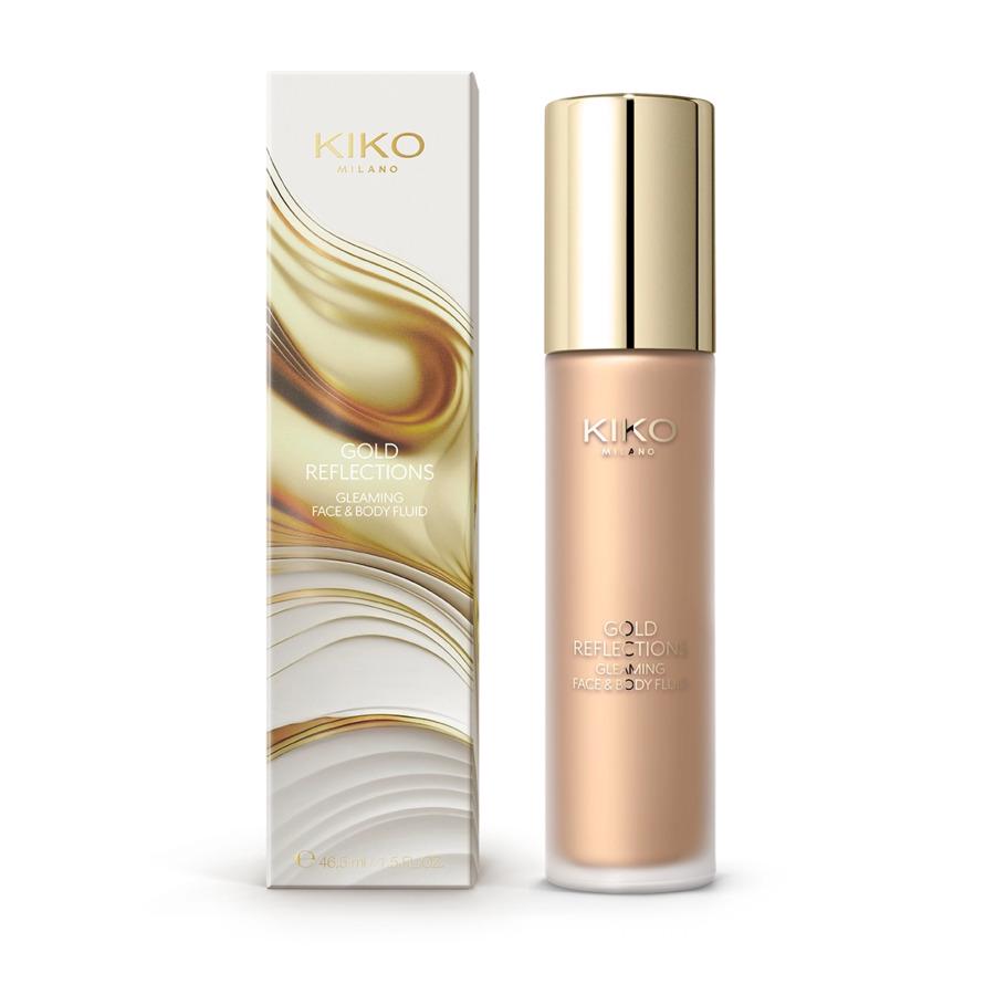 Флюїд для тіла та обличчя живильний Kiko Milano Gold Reflections Gleaming Face&Body Fluid 46 мл