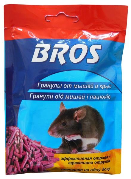 Гранулы от мышей и крыс Bros P36356 90 г