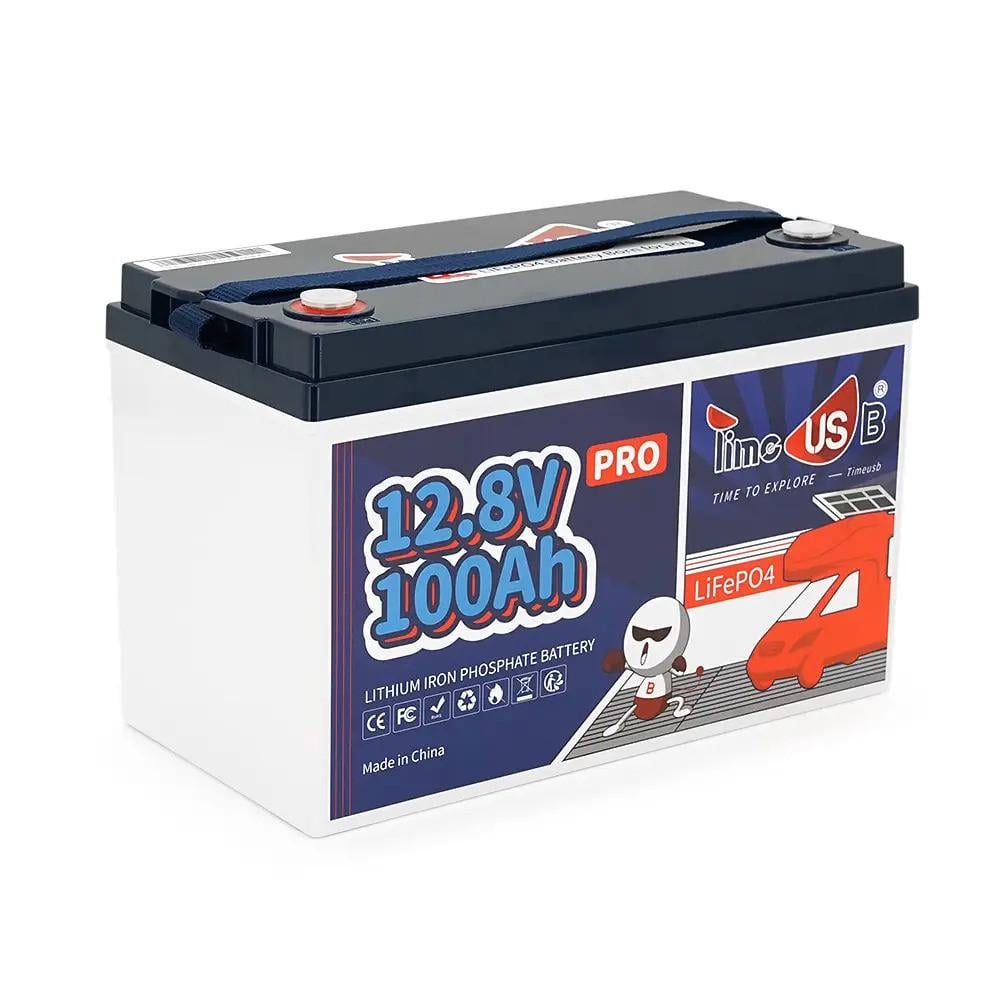 Батарея аккумуляторная Timeusb LiFePO4 12.8V 100Ah Pro, 1280Wh BMS 100A