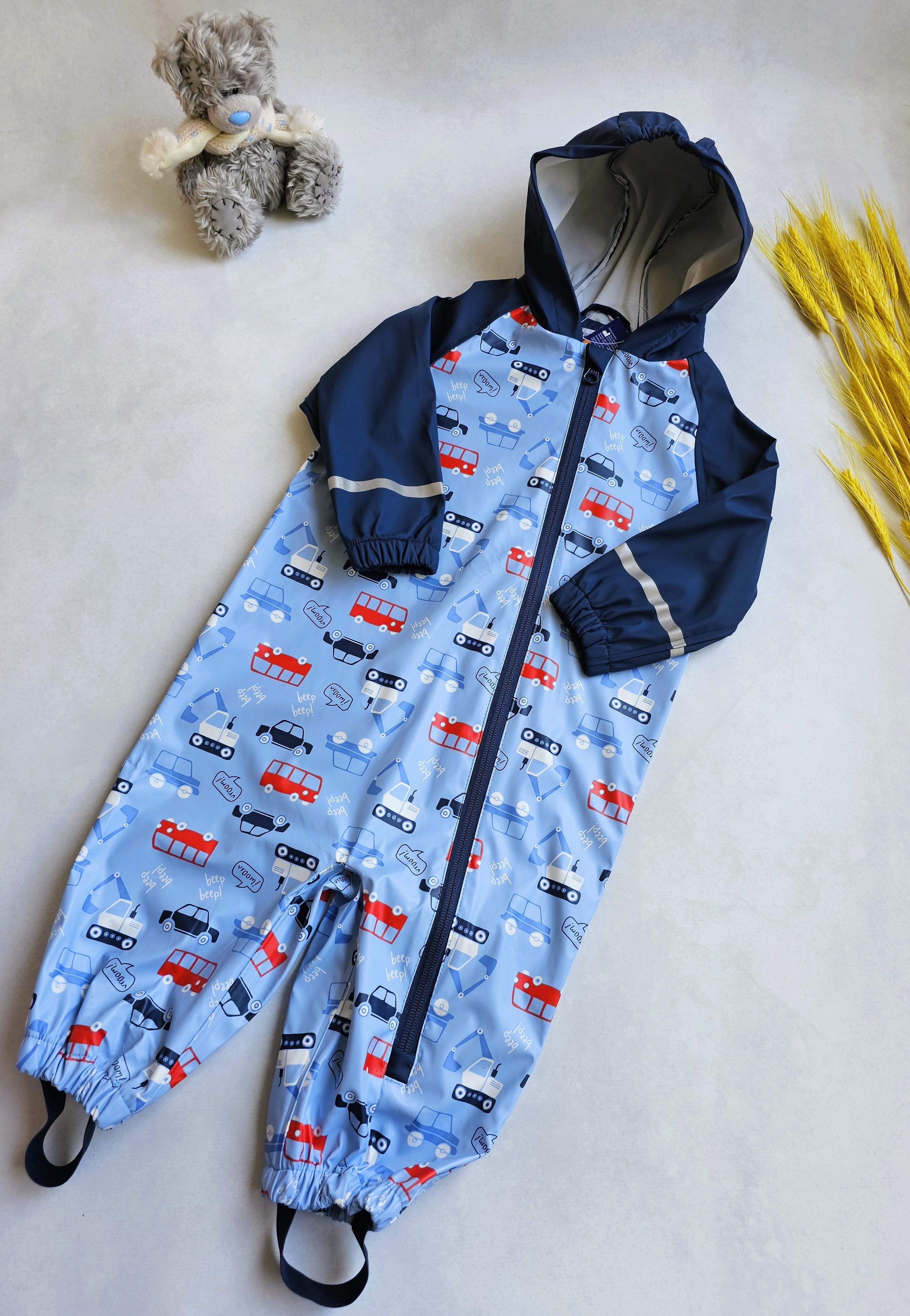 Дождевик-комбинезон для мальчика Lupilu 74-80 см (426831)