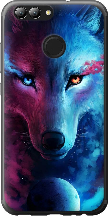 Чехол на Huawei Nova 2 Арт-волк (3999u-1021-42517)