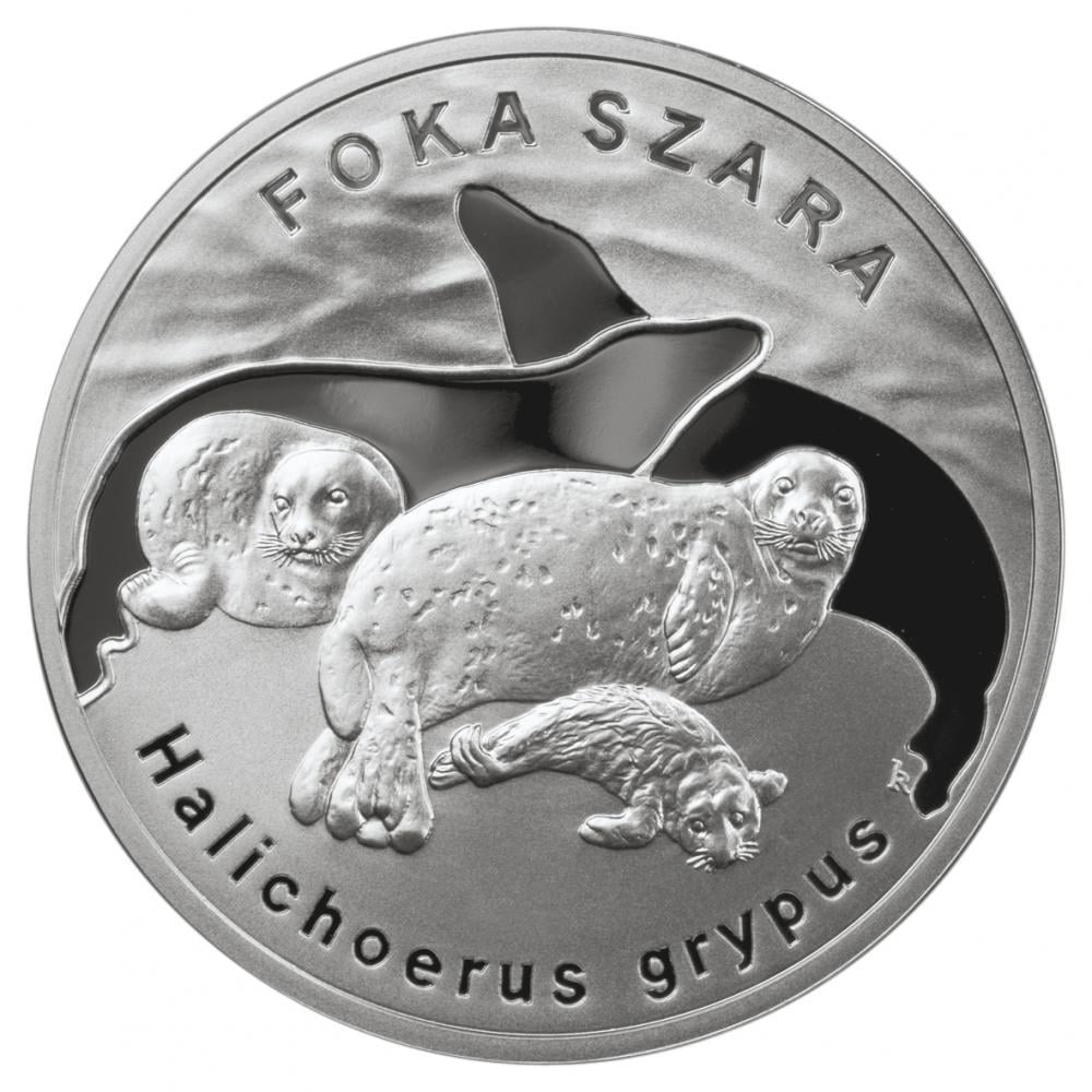 Колекційна монета Польща 20 злотих 2007 "Тюлень" Срібло Proof Y 579