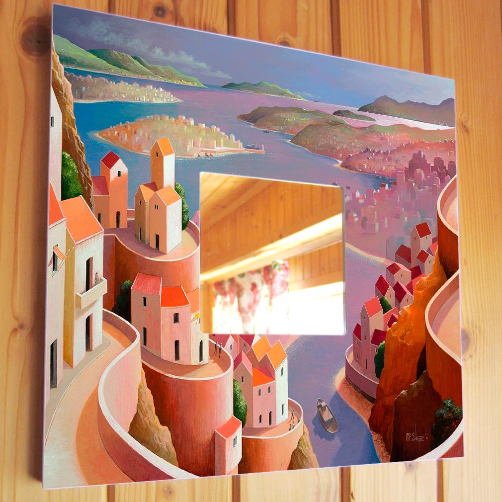 Зеркало декоративное Сказочный мир 260х260 мм (M00509)