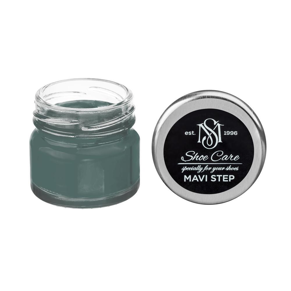 Крем для обуви из гладкой кожи MAVI STEP Custom 25 мл Серо-зеленый с черным (6010-B70G)