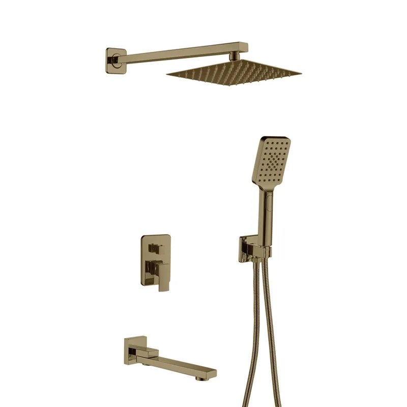 Душова система прихованого монтажу Haiba Kubus 009 Золотий матовий (HB9629) Душова система прихованого монтажу Haiba Kubus 009 Золотий матовий (HB9629)