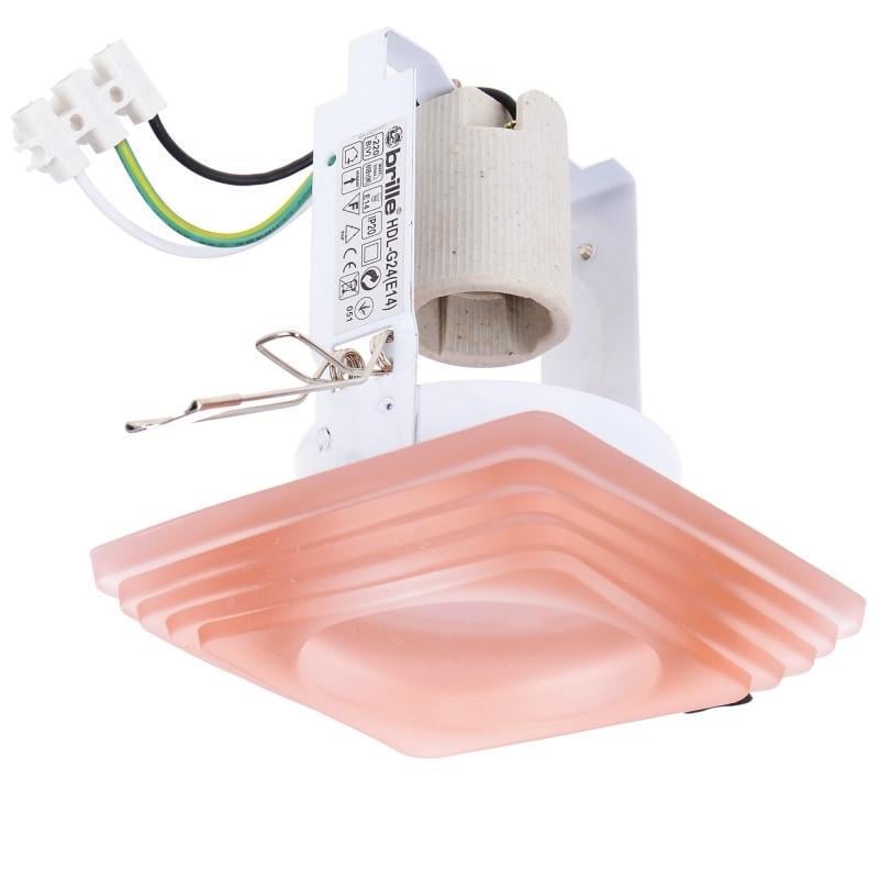 Светильник точечный декоративный HDL-G24 Pink Е14