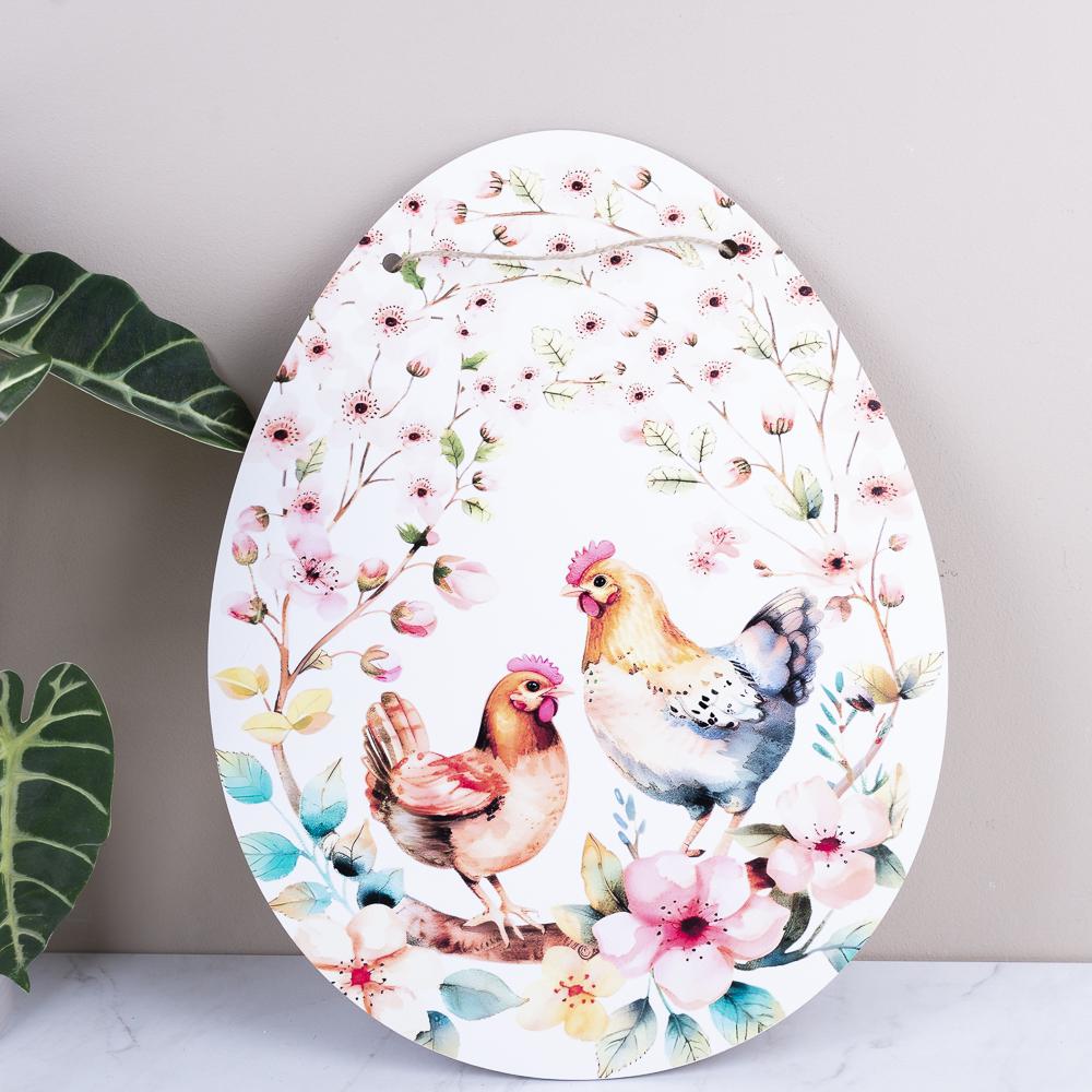 Подвеска оcнова под композицию яйцо писанка с петушком (7513-7)