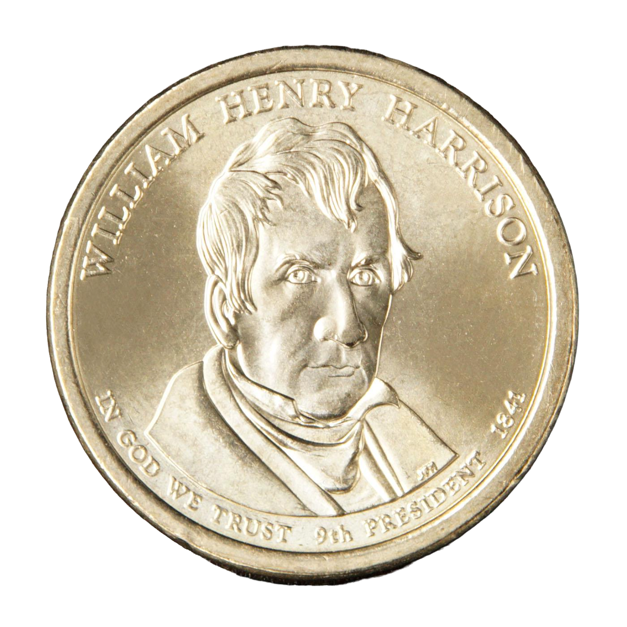 Коллекционная монета США 2008 1 доллар Уильям Генри Гаррисон UNC