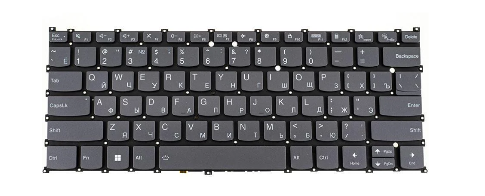 Клавиатура для ноутбука Lenovo Yoga 7 14IRL8 Black (183363)