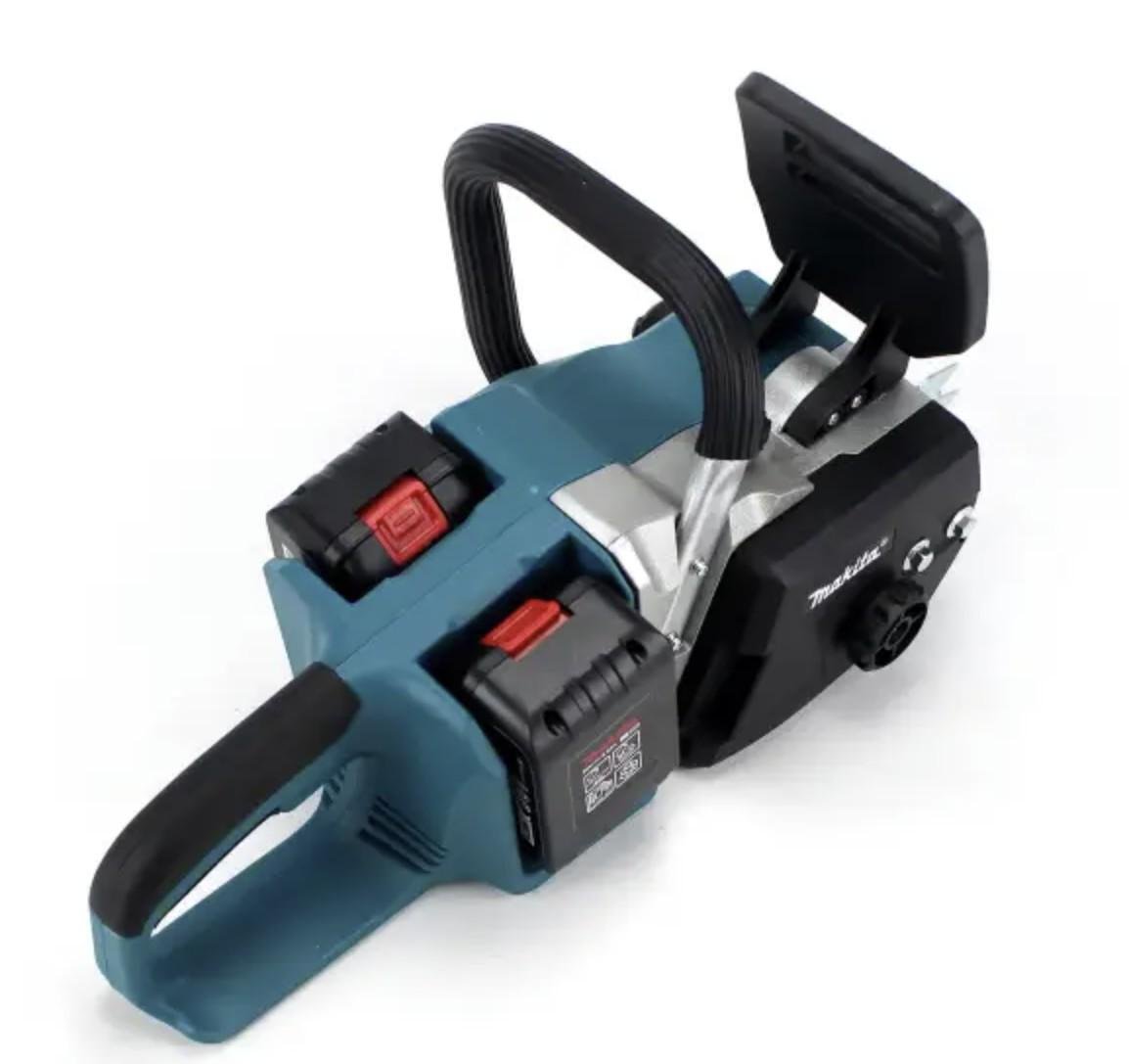 Пила ланцюгова акумуляторна Makita DUC 355 з двома акумуляторами Чорний (30484888) - фото 5