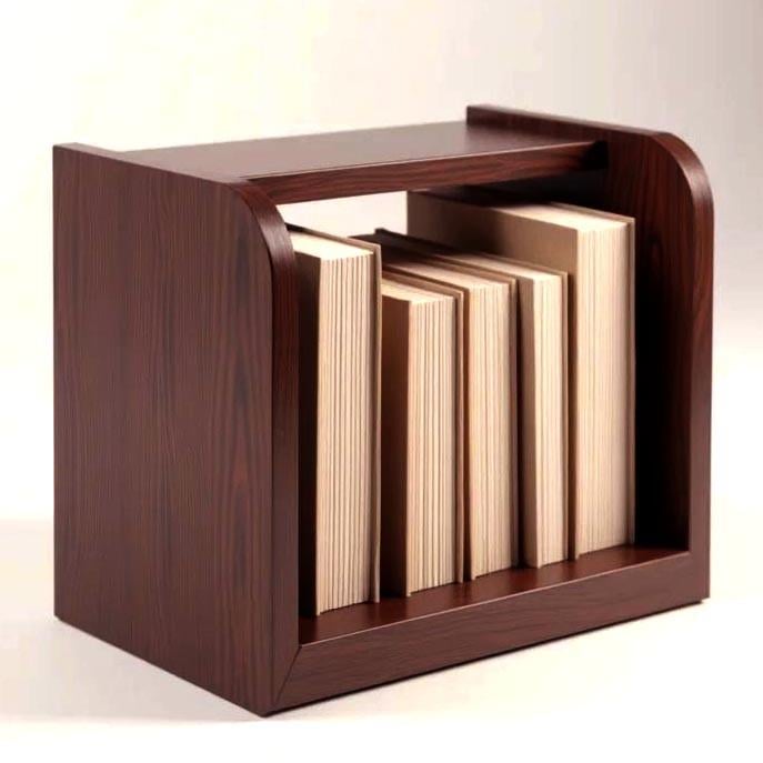 Полка книжная настольная из дерева Каленто Савоярди (КПА-033515)