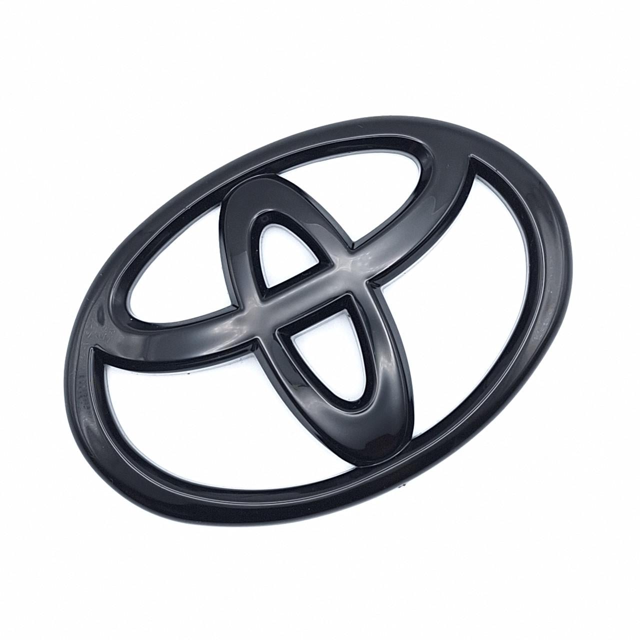 Эмблема Toyota 100х69 мм Черный глянцевый (2074706775)