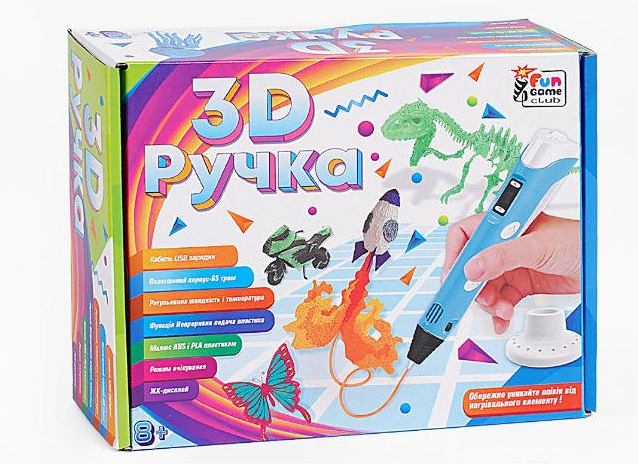 Ручка 3D 97321 4FUN Game Club/USB-кабель живлення в коробці
