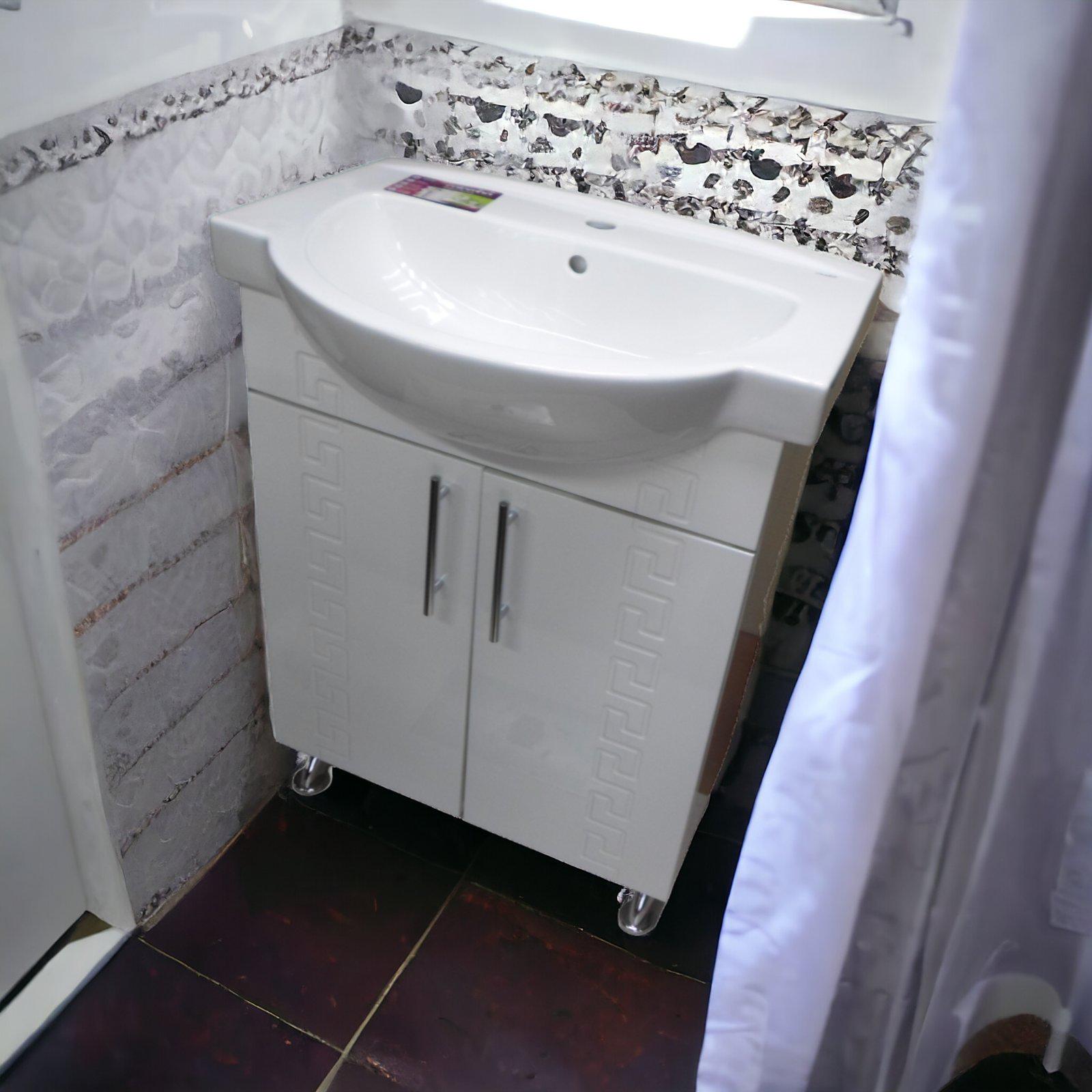 Тумба в ванну The MIX The MIX-Греция c керамическим умывальником 65 см - фото 5 Тумба в ванну The MIX The MIX-Греция c керамическим умывальником 65 см - фото 5