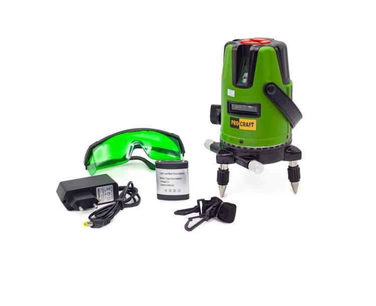 Лазерный уровень ProCraft LE-3D зеленый луч - фото 6 Лазерный уровень ProCraft LE-3D зеленый луч - фото 6
