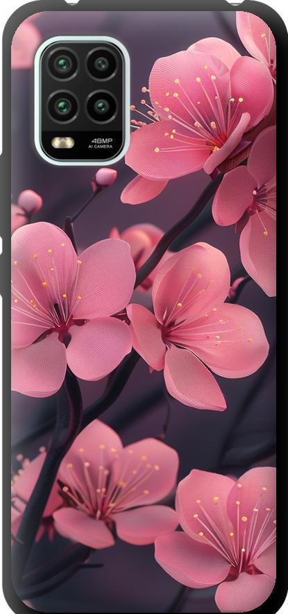 Чехол на Xiaomi Mi 10 Lite Пурпурная сакура (6075b-1924-42517) Чехол на Xiaomi Mi 10 Lite Пурпурная сакура (6075b-1924-42517)