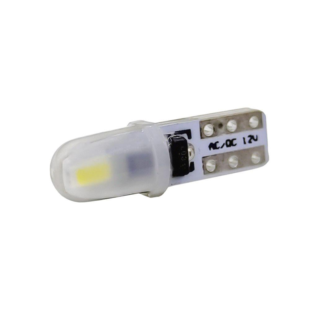 Лампа светодиодная T5 3014-2SMD 12v биполярный Белый