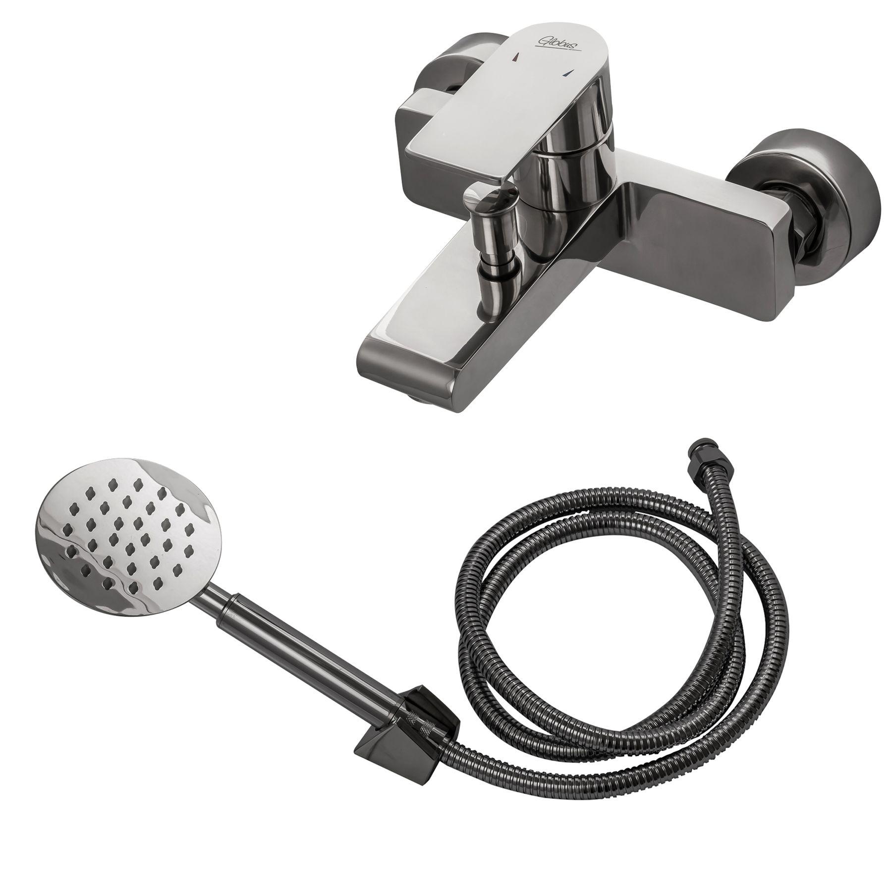 Смеситель для ванны Globus Lux SHS-102-M 000016988 однорычажный Хром (108065)