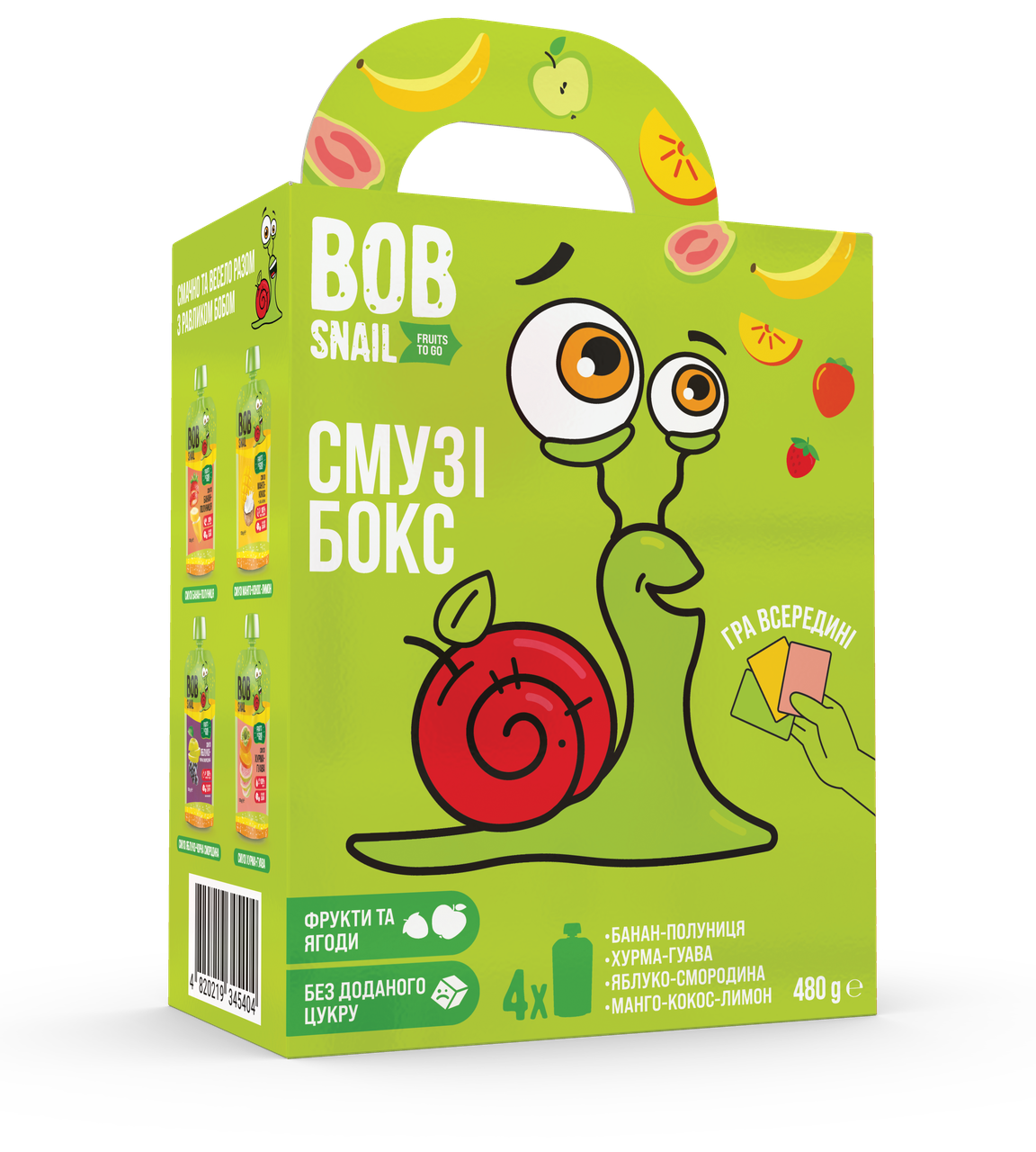 Набір Bob Snail Смузі Бокс з коміксом 480 г (2303764106) - фото 2 Набір Bob Snail Смузі Бокс з коміксом 480 г (2303764106) - фото 2